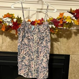 Pastel tye dye tank top